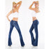 My Bestiny Flare Cut Jeans Raw Cuff